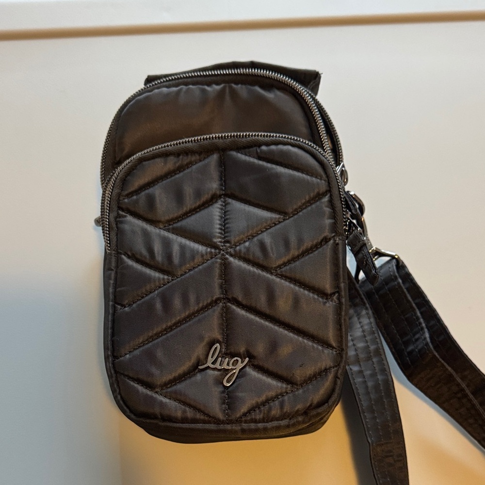 Lug Black Skeeter Quilted Belt Bag